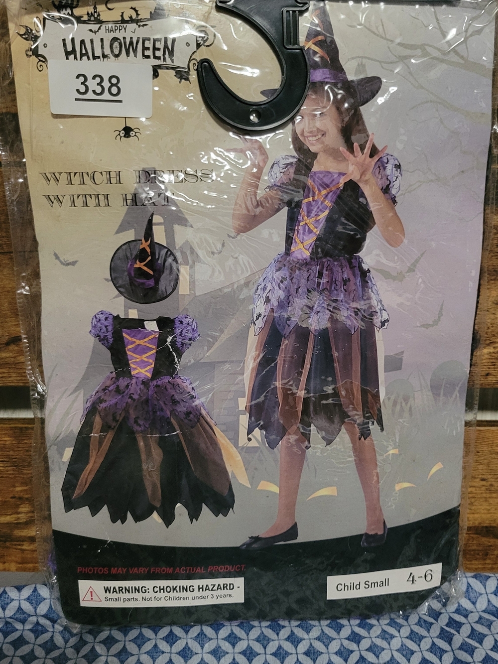 Child's Witch Costume with Hat